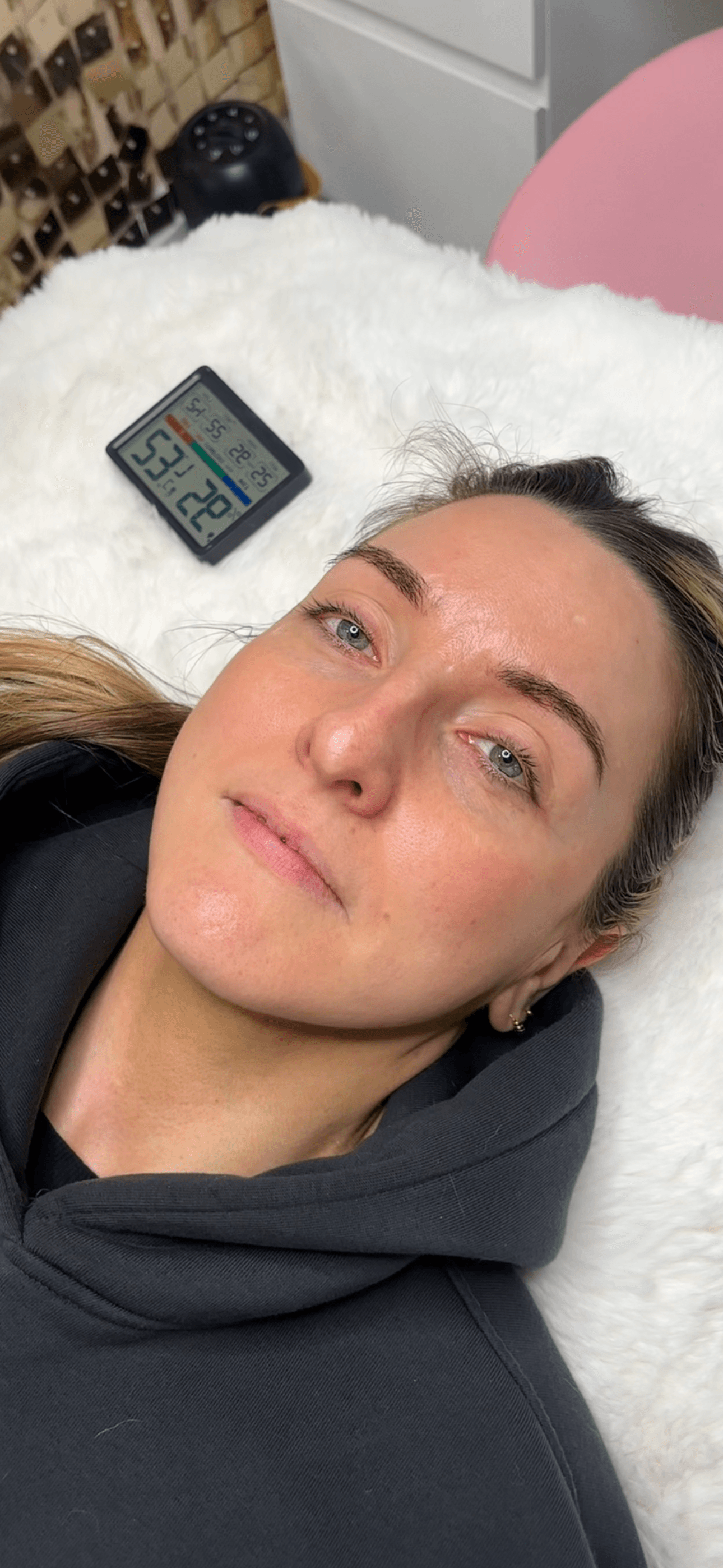Before Korean Lash Lift, natural lashes